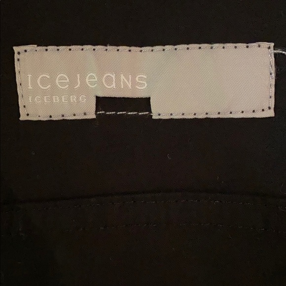 Auth Iceberg Jeans Italy short zipper fit jacket - Picture 7 of 11